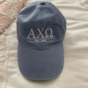 Denim Alpha Chi Omega hat